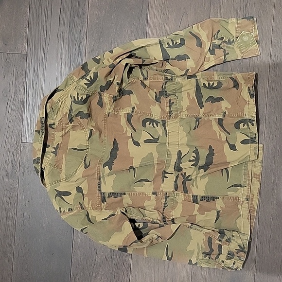 American Eagle Camouflage Blazer Jacket - Picture 3 of 5